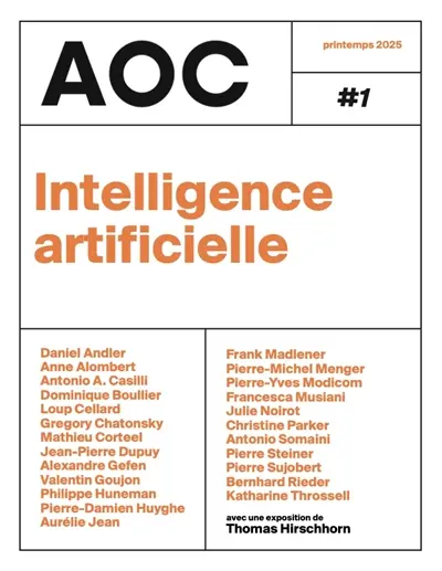 AOC, n° 1. Intelligence artificielle