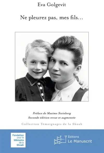 Ne pleurez pas, mes fils...