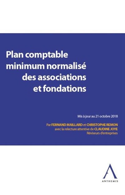 Plan comptable minimum normalisé des associations et fondations