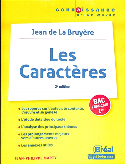 Les caractères, Jean de La Bruyère : bac français 1re