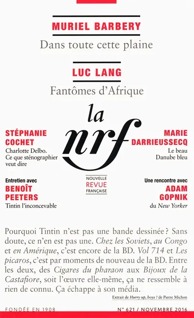 Nouvelle revue française, n° 621