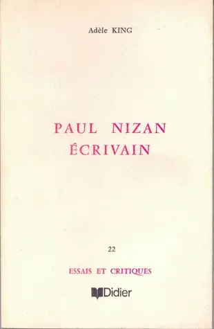 Paul Nizan, écrivain
