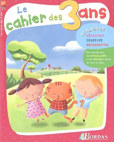 Le cahier des 3 ans