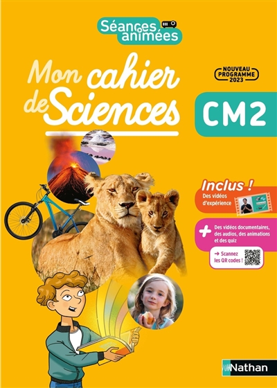 Mon cahier de sciences CM2 séances animées MHM