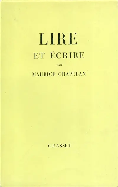 Lire et écrire
