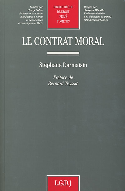 Le contrat moral