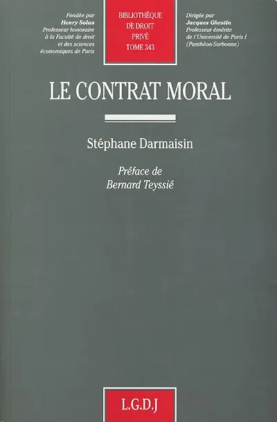 Le contrat moral