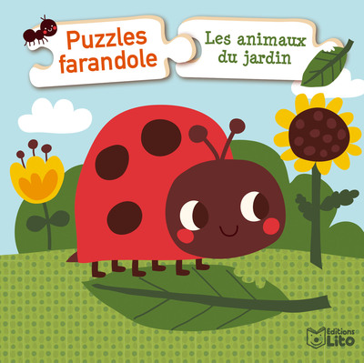 Puzzle farandole - Les animaux du jardin