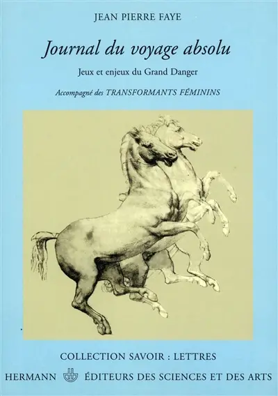 Journal du voyage absolu : jeux et enjeux du grand danger