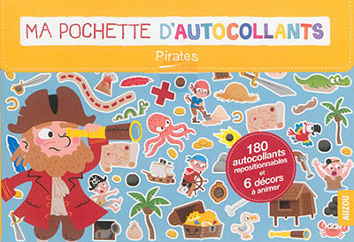Ma pochette d'autocollants : pirates