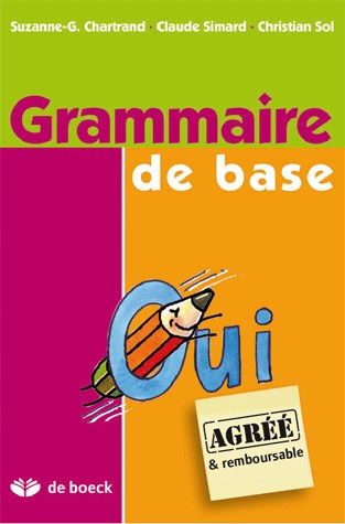 Grammaire de base : manuel de l'élève