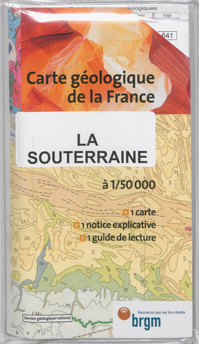 La Souterraine : carte géologique de la France