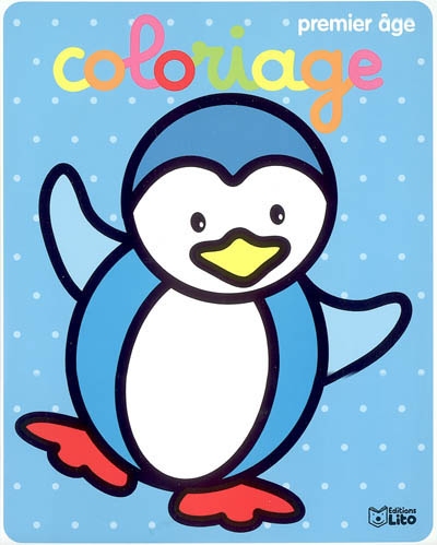 Coloriage premier âge : pingouin