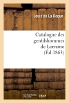 Catalogue des gentilshommes...