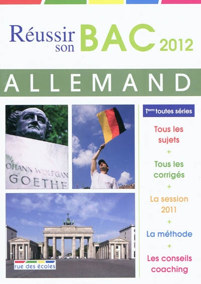 Allemand LV1-LV2, terminales S, ES, L et techno : bac 2012