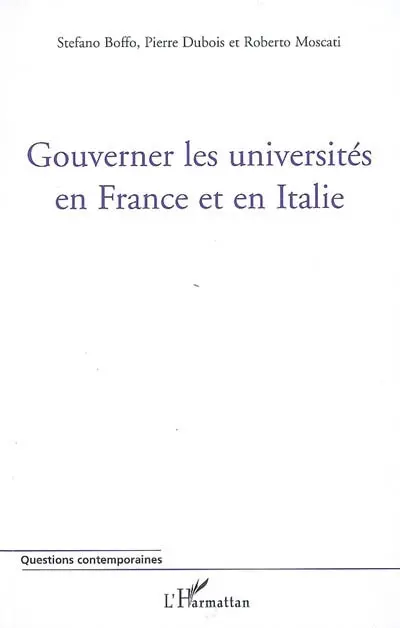Gouverner les universités en France et en Italie