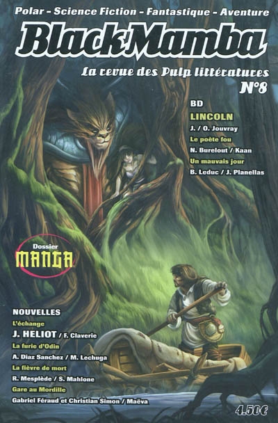 Black Mamba : la revue des littératures pulp, n° 8. Manga