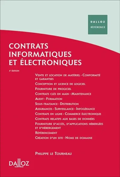 Contrats informatiques et électroniques