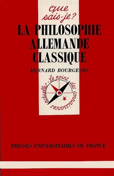 La Philosophie allemande classique
