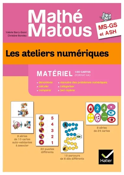 Les ateliers numériques, MS, GS, ASH : matériel