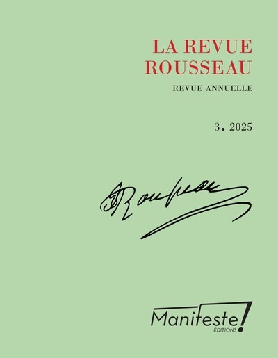 La revue Rousseau, n° 3