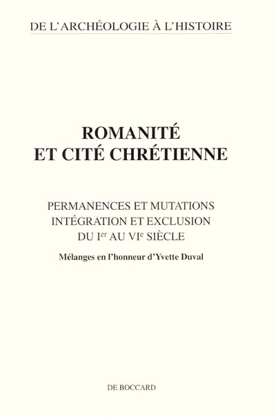Romanité et cité chrétienne...