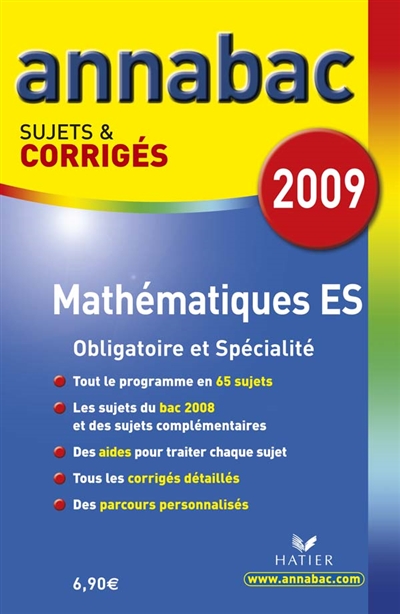 Mathématiques ES : obligatoire et spécialité