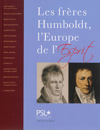 Les frères Humboldt, l'Europe de l'esprit