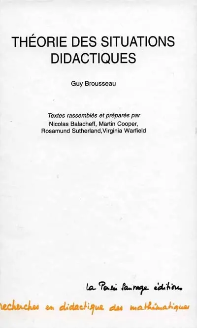 Théorie des situations didactiques