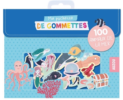 Ma pochette de gommettes : 100 animaux de la mer