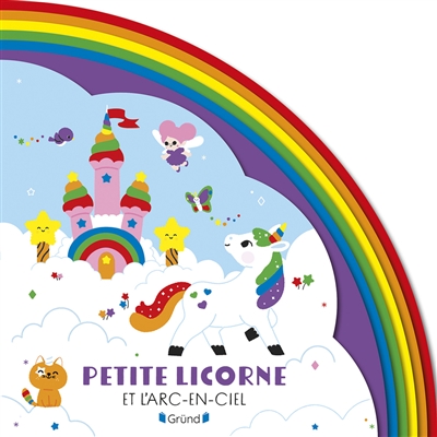 petite licorne et l'arc-en-ciel