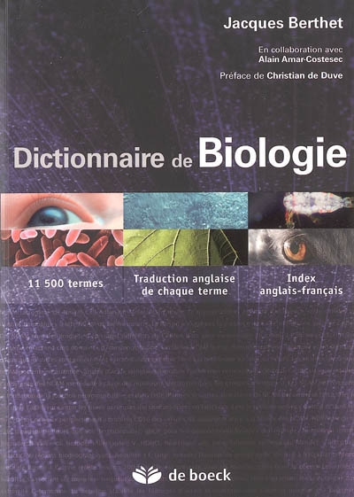 Dictionnaire de biologie