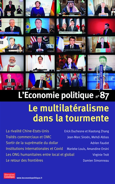 Economie politique (L'), n° 87. Turbulences dans le multilatéralisme