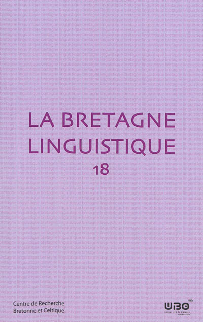 Bretagne linguistique (La), n° 18
