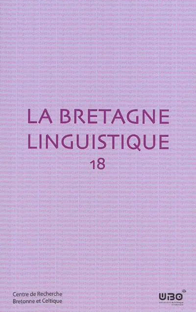 Bretagne linguistique (La), n° 18