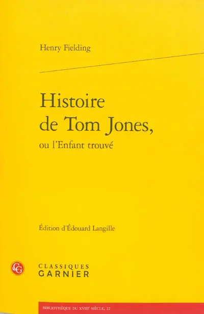 Histoire de Tom Jones, ou L'enfant trouvé