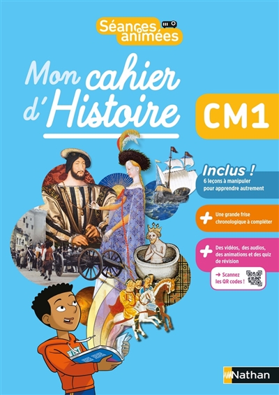 Mon cahier d'Histoire CM1 Séances animées