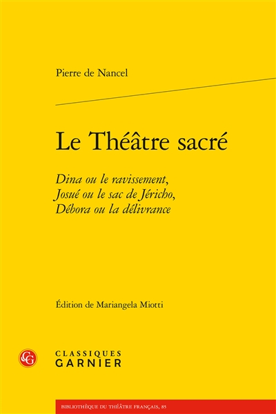 Le théâtre sacré