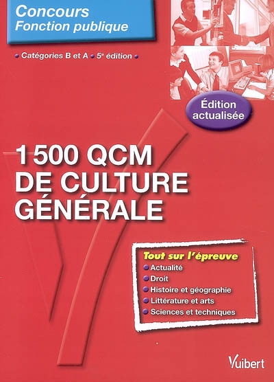1.500 QCM de culture générale