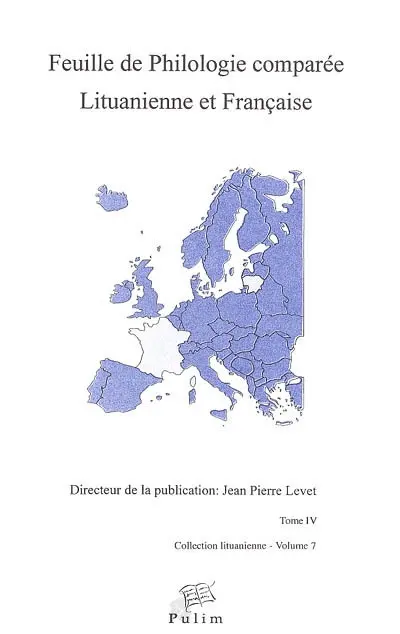 Feuille de philologie comparée lituanienne et française, n° 4