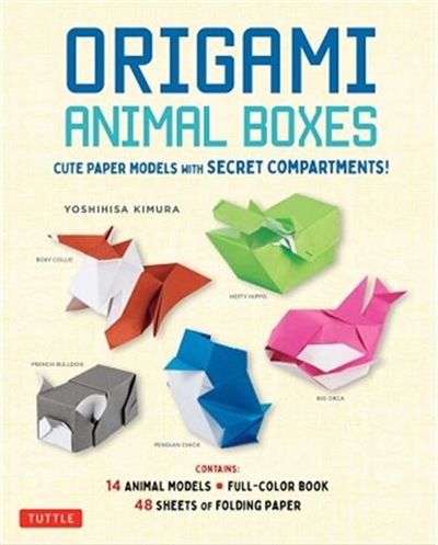 Origami animal boxes