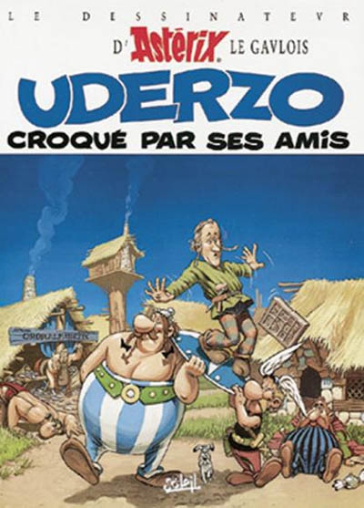 Le dessinateur d'Astérix le Gaulois Uderzo croqué par ses amis