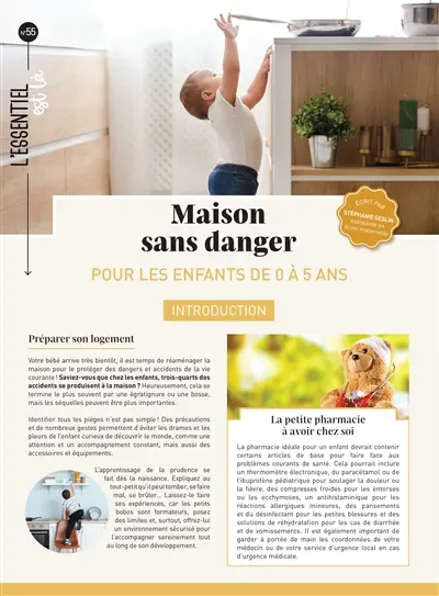Maison sans danger : pour les enfants de 0 à 5 ans