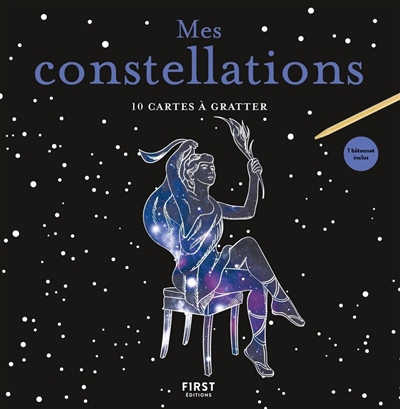 Mes constellations : 10 cartes à gratter
