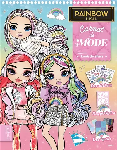 Rainbow High : carnet de mode : look de stars