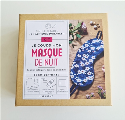 Kit je couds mon masque de nuit : pour un petit geste écolo au quotidien