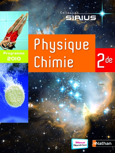 Physique-chimie 2de : livre de l'élève : grand format