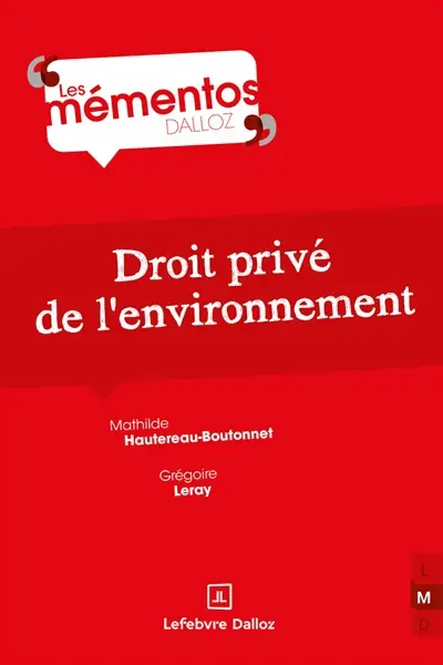 Droit privé de l'environnement