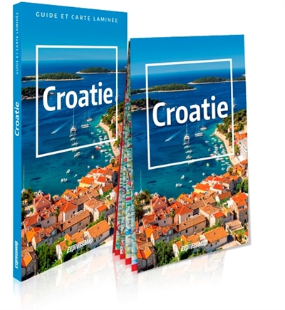 croatie : guide et carte laminée