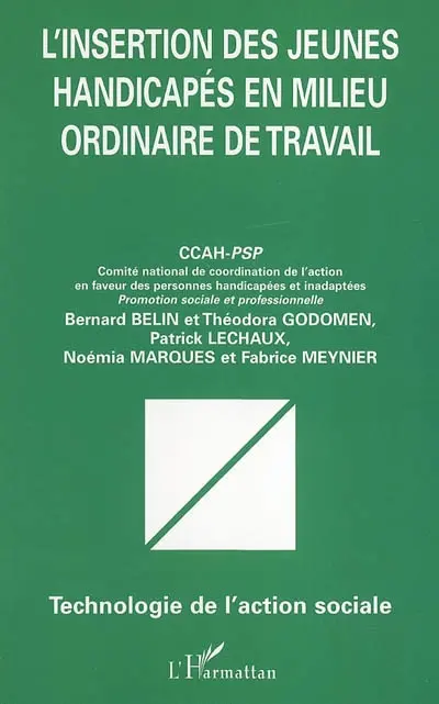 L'insertion des jeunes handicapés en milieu ordinaire de travail
